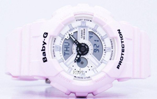 Casio Baby-G iskunkestävä aika analoginen digitaalinen BA-110BE-4A naisten kello