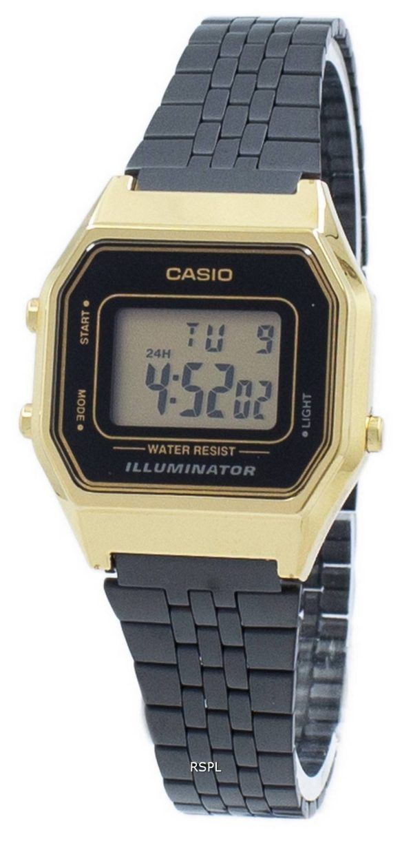 Casio Vintage valaisin herätyskello Digital LA680WEGB-1A naisten kello