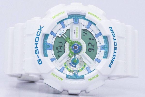 Casio G-Shock Sport iskunkestävä World Time analoginen digitaalinen GA-110WG-7A Miesten Kello