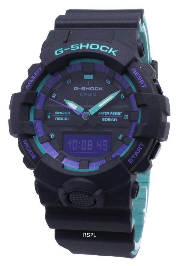 Casio G-Shock GA-800BL-1A GA800BL-1A iskunkestävä 200M miesten kello