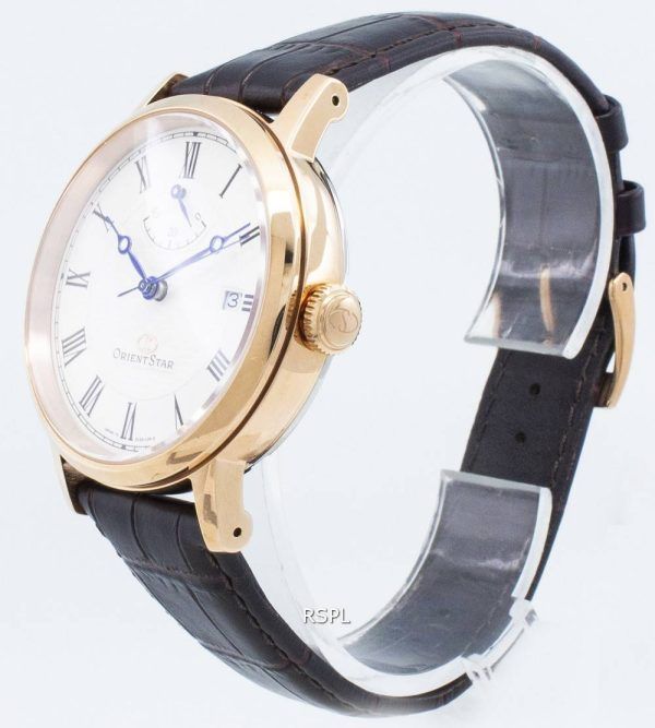 Kunnostettu Orient Star-tyylikäs SEL09001W EL09001W-automaattinen virranvaraus miesten kello