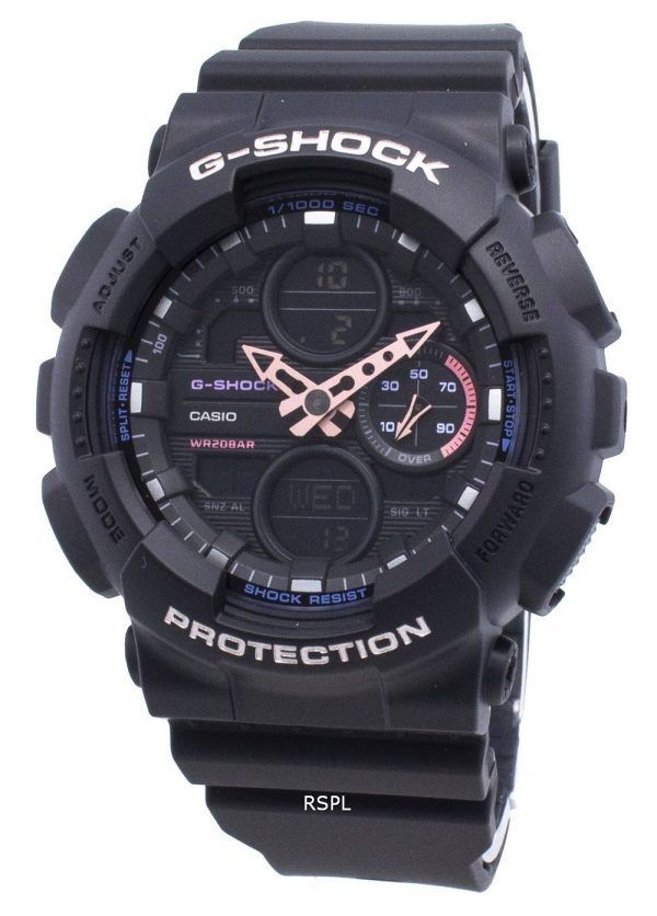 Casio G-Shock GMA-S140-1A GMAS140-1A maailmanaikainen kvartsi 200M naisten kello