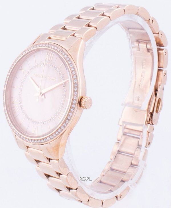 Michael Kors Lauryn MK4491 Detalles de diamantes de cuarzo con reloj de regalo para mujer