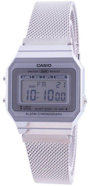 Casio Youth Vintage päivittäinen hälytyskvartsi A-700WM-7A A700WM-7A 100M naisten kello