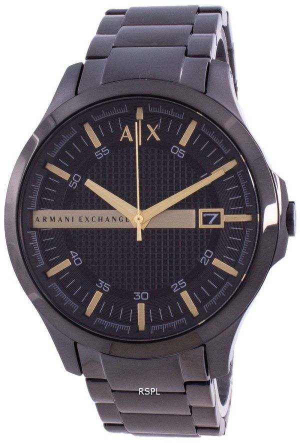Armani Exchange Hampton Black Dial Quartz AX2413 Mens Watch