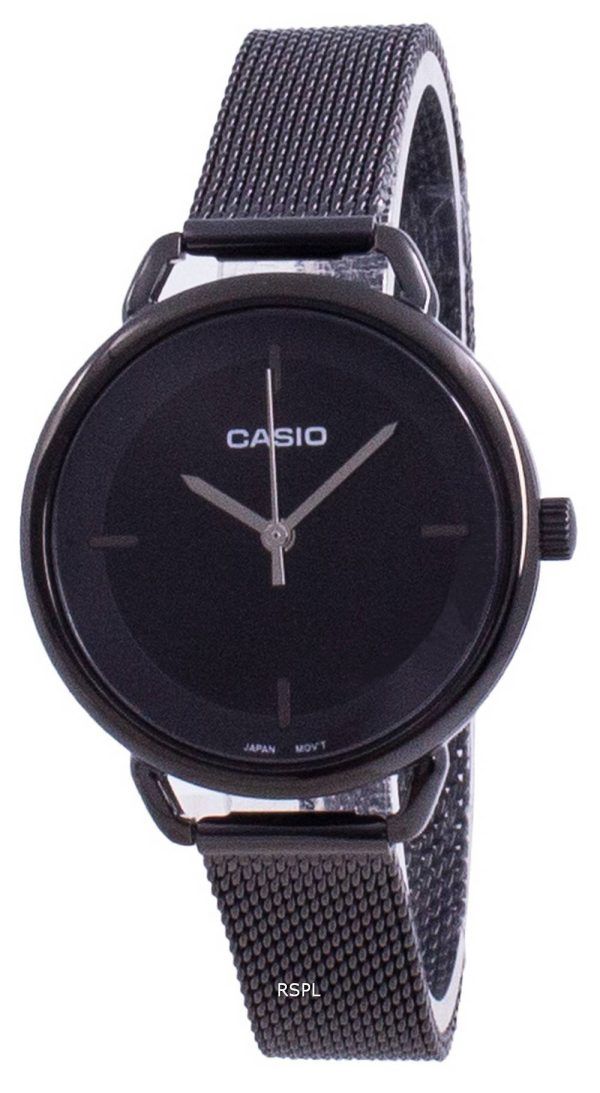 Casio musta soittaa kvartsi LTP-E413MB-1A LTPE413MB-1 naisten kello