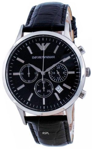 Emporio Armani Renato Classic Chronograph Quartz Black Dial AR2447 miesten kello
