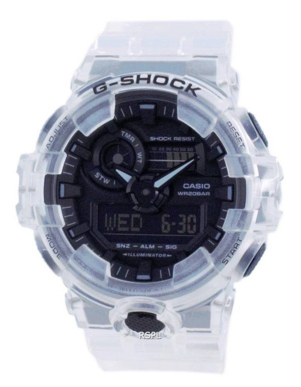 Casio G-Shock läpinäkyvä pakkaus analoginen digitaalinen kvartsisukeltajan GA-700SKE-7A GA700SKE-7 200M miesten kello