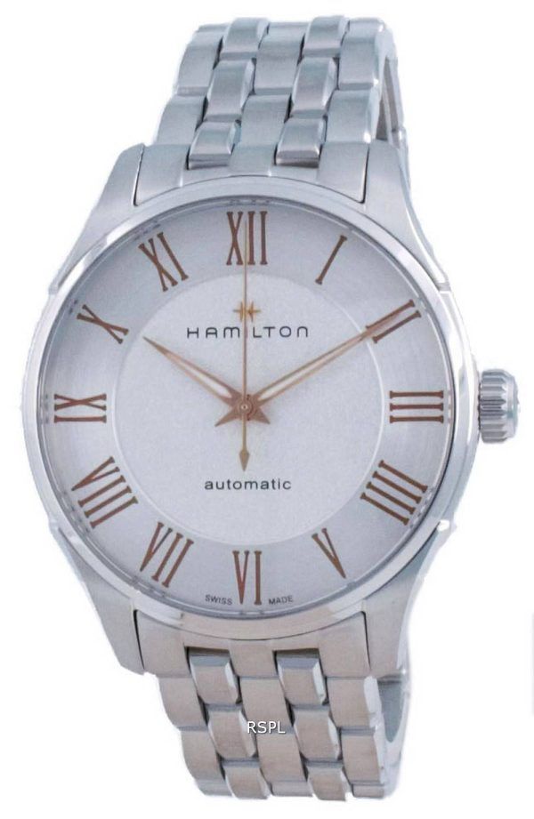 Hamilton Jazzmaster automaattinen hopeakello H42535150 miesten kello