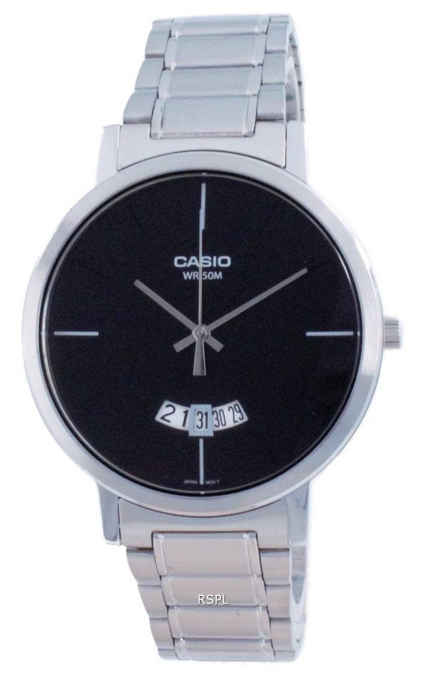 Casio Classic analoginen ruostumaton teräs kvartsi MTP-B100D-1E MTPB100D-1E miesten kello