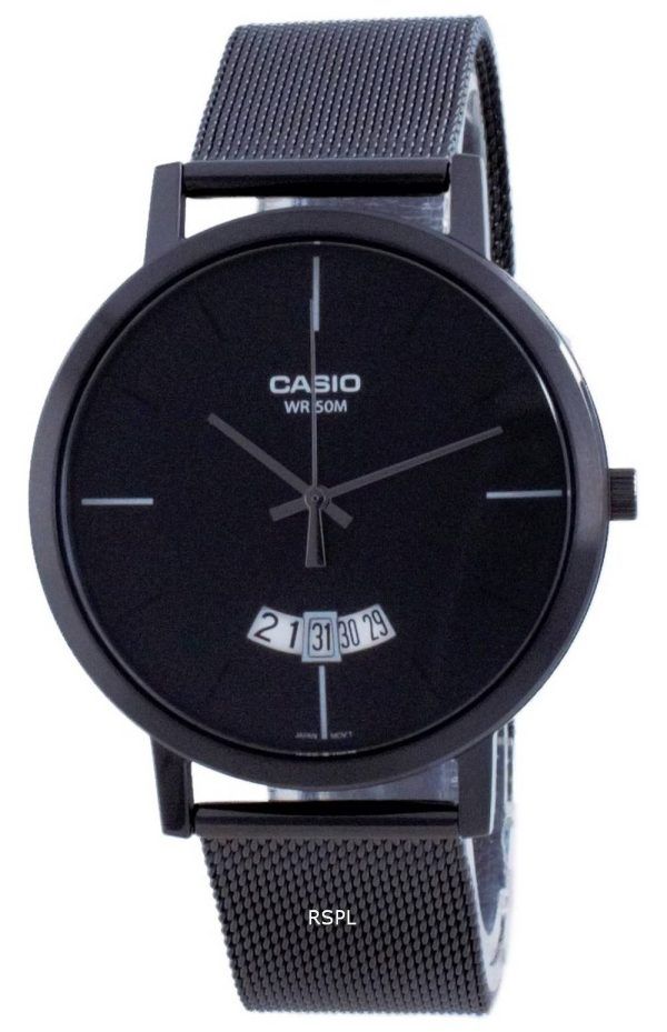 Casio Classic analoginen ruostumaton teräsverkko kvartsi MTP-B100MB-1E MTPB100MB-1E miesten kello