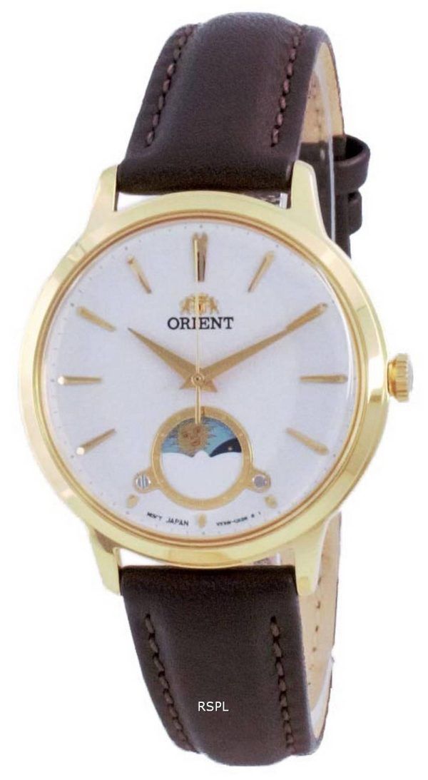 Orient Classic Sun &amp, Moon White Dial Quartz RA-KB0003S10B naisten kello