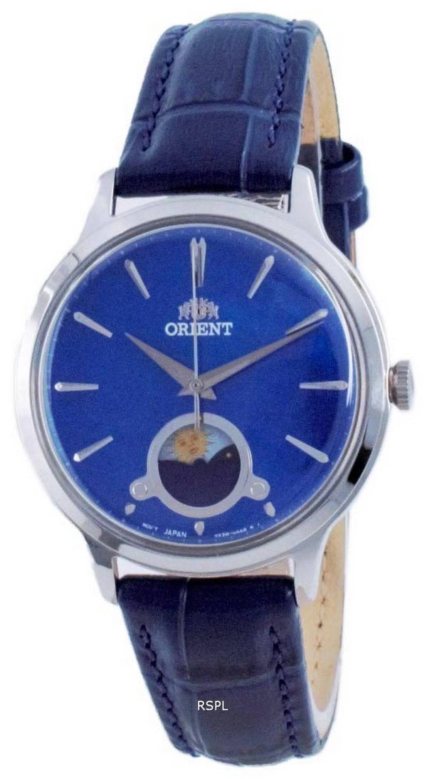Orient Classic Sun &amp, Moon Blue Dial Quartz RA-KB0004A10B naisten kello