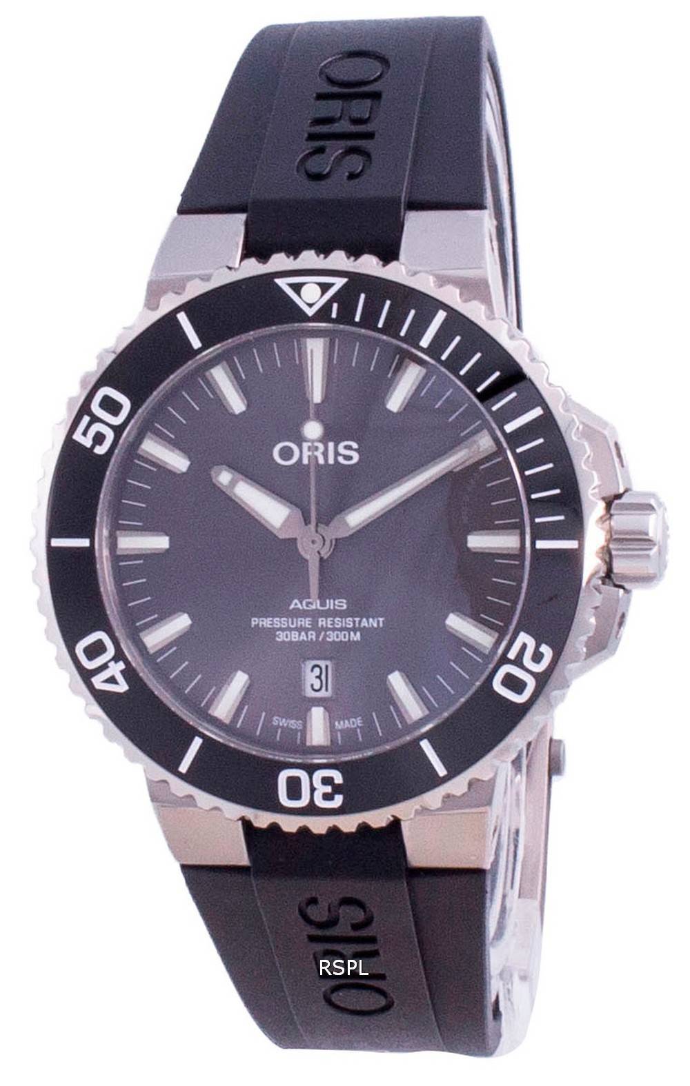 Oris Aquis Date Automatic Diver&#39,s Titanium 01-733-7730-7153-07-4-24-64TEB 300M miesten kello