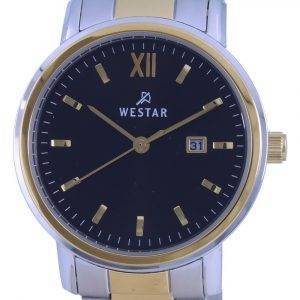 Westar musta kaksisÃ¤vyinen ruostumattomasta terÃ¤ksestÃ¤ valmistettu kvartsi 50245 CBN 103 miesten kello
