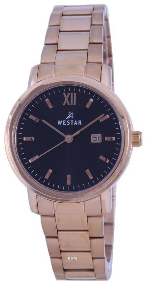 Westarin hopeinen kellotaulu kultasÃ¤vyinen ruostumattomasta terÃ¤ksestÃ¤ valmistettu kvartsi 50243 GPN 102 miesten kello