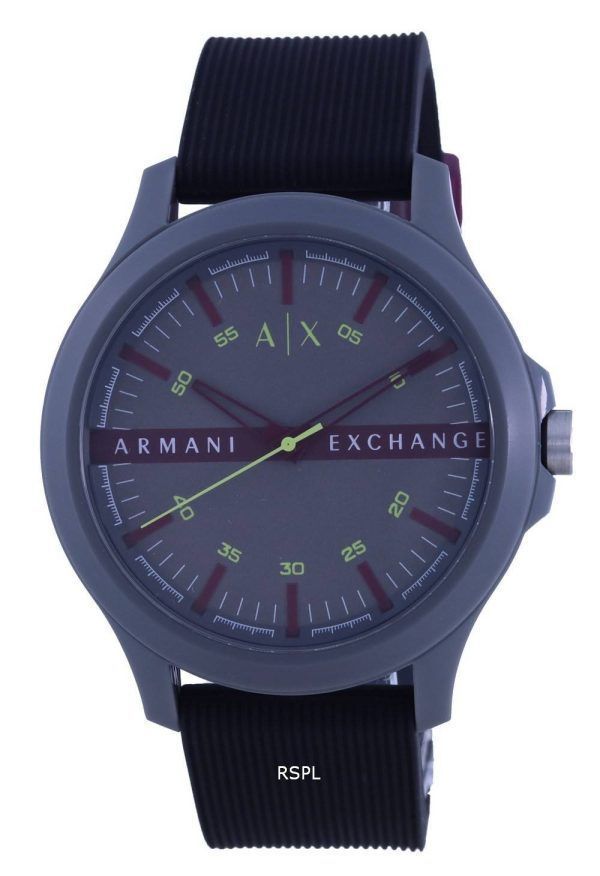 Armani Exchange Karla Vaaleanpunainen Kellotaulu Silicon Strap Quartz AX4402 Naisten kello