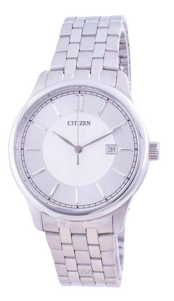 Citizen Silver Dial ruostumattomasta terÃ¤ksestÃ¤ valmistettu kvartsi BI1050-56A miesten kello