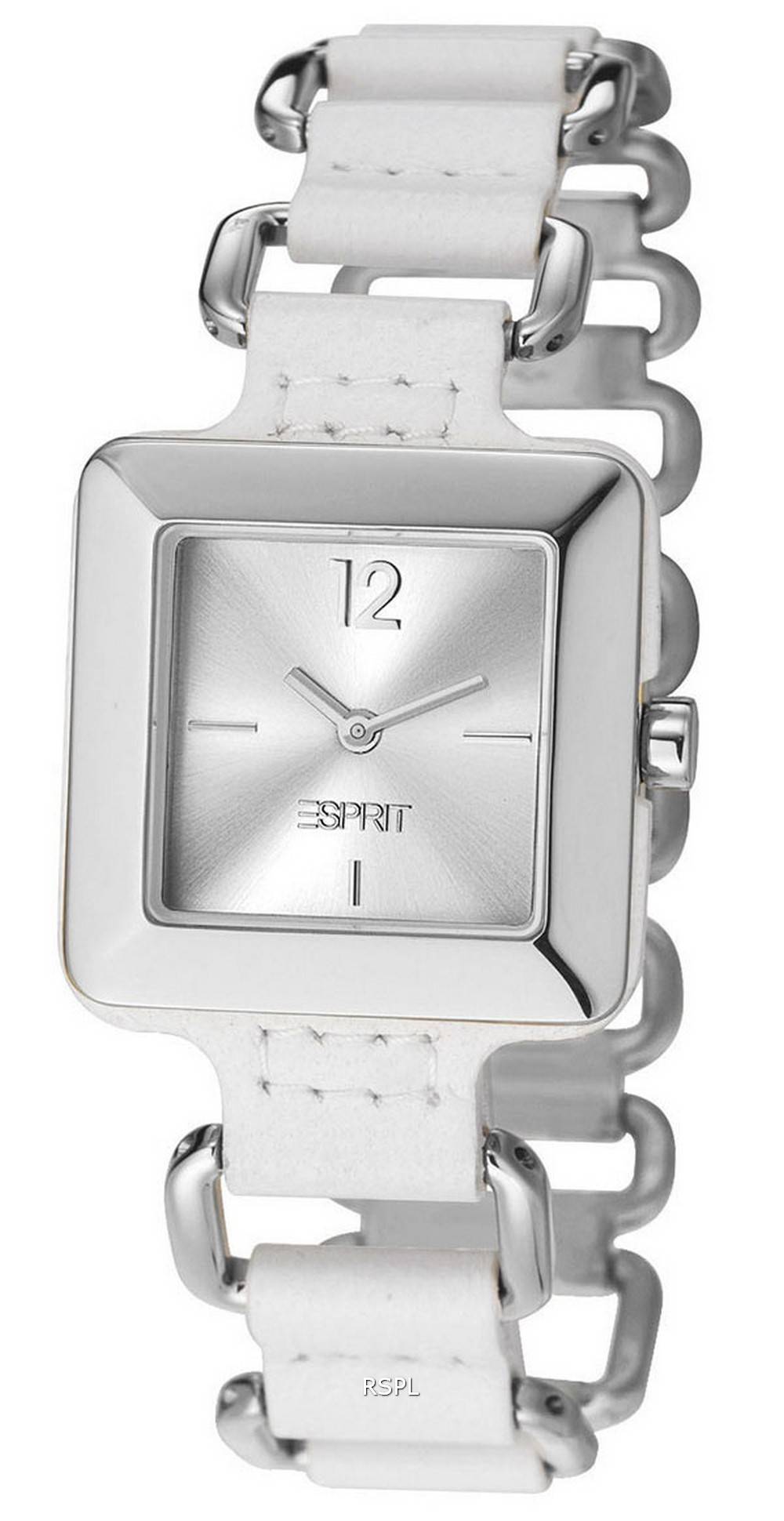 Esprit Silver Dial nahkahihna kvartsi ES109272001 naisten kello