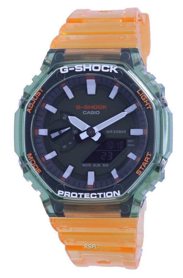 Casio G-Shock Far East Pop analoginen digitaalinen vihreÃ¤ kellotaulu GA-700DBR-4A GA700DBR-4 200M miesten kello