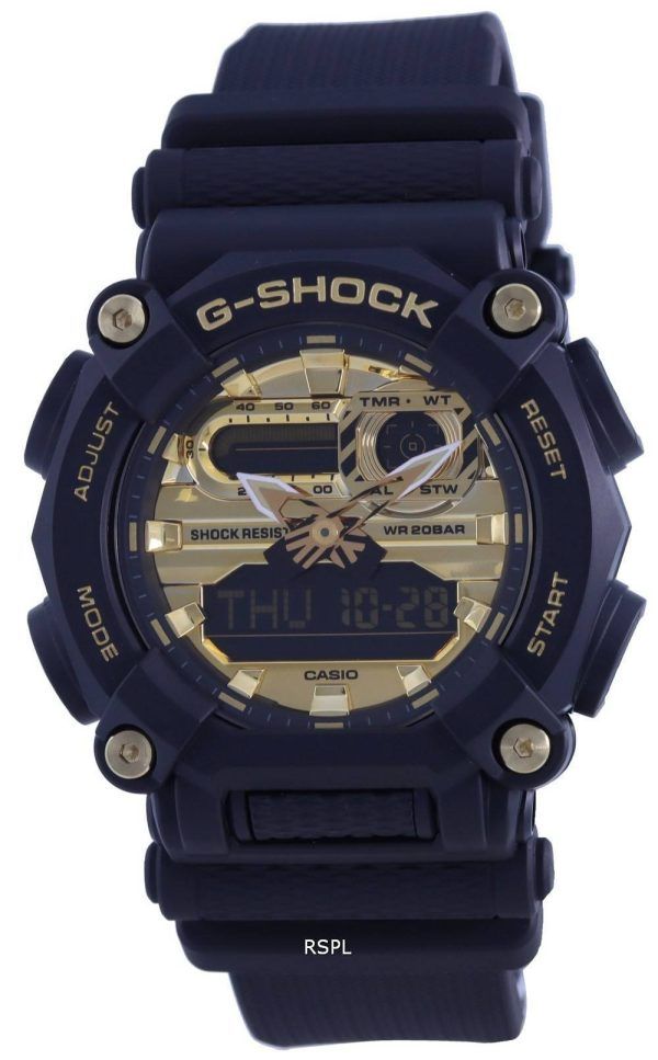 Casio G-Shock analoginen digitaalinen hartsihihna GA-900AS-1A GA900AS-1 miesten 200M kello