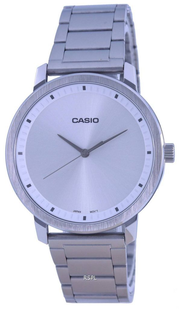 Casio Analoginen musta kellotaulu ruostumattomasta terÃ¤ksestÃ¤ MTP-B305D-1E MTPB305D-1 miesten kello
