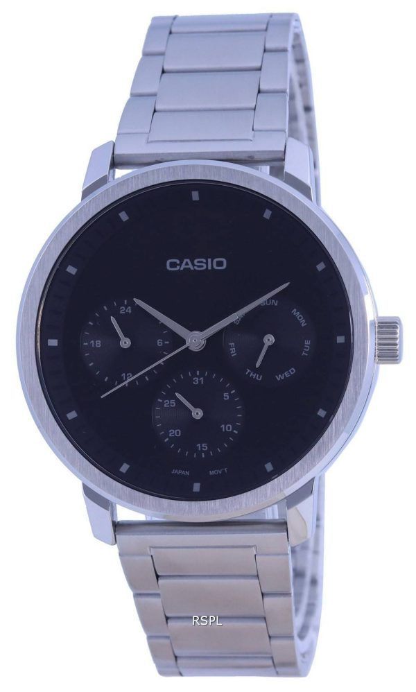 Casio analoginen hopeakellotaulu ruostumattomasta terÃ¤ksestÃ¤ MTP-B305D-7E MTPB305D-7 miesten kello