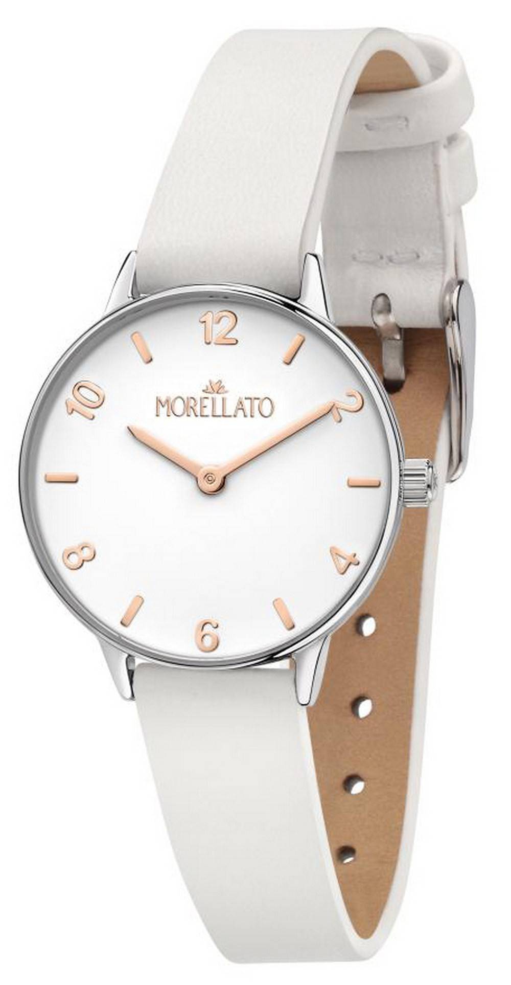 Morellato Ninfa valkoinen kellotaulu nahkaranneke kvartsi R0151141530 naisten kello
