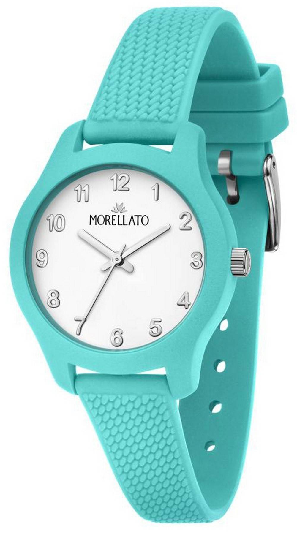 Morellato pehmeÃ¤ valkoinen kellotaulu muovinen kvartsihihna R0151163515 naisten kello