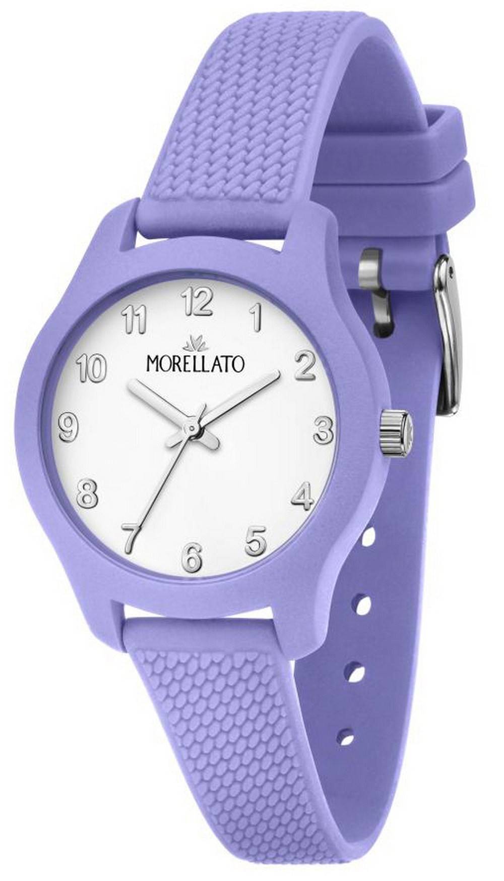 Morellato pehmeÃ¤ valkoinen kellotaulu muovinen kvartsihihna R0151163516 lahjasarjalla naisten kello