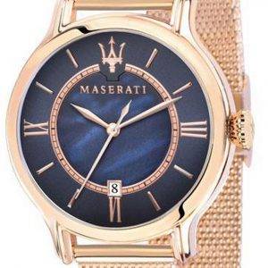 Maserati Successo valkoinen kellotaulu ruostumattomasta terÃ¤ksestÃ¤ valmistettu kvartsi R8853121005 miesten kello