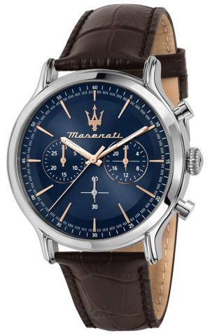 Maserati Traguardo Chronograph musta kellotaulu ruostumattomasta terÃ¤ksestÃ¤ valmistettu kvartsi R8873612042 100M miesten kello