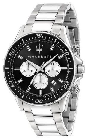 Maserati Aqua Edition Chronograph Black Dial Quartz R8873644001 100M miesten kello