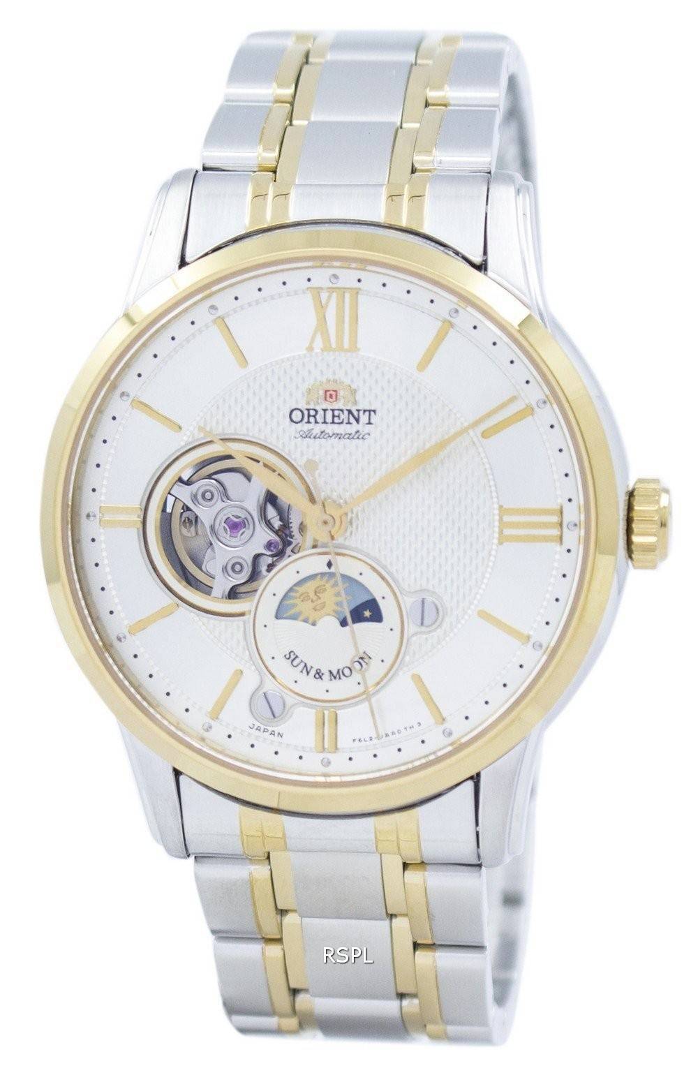 Orient Classic Sun & kuu automaattinen RA-AS0001S00B Miesten Watch