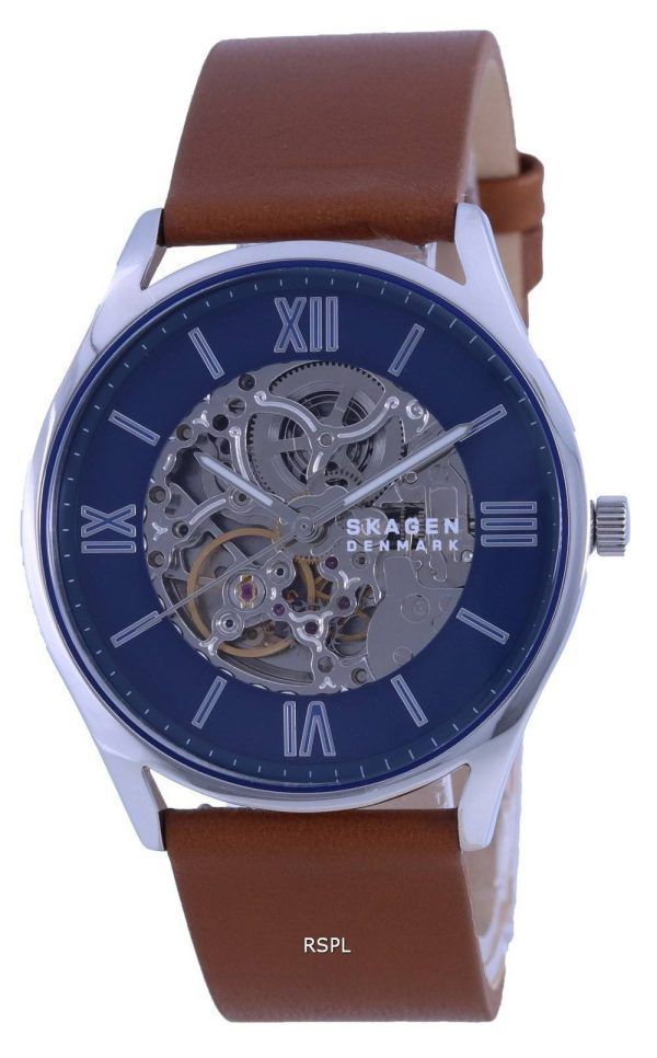 Skagen Signatur Sininen kellotaulu ruostumattomasta terÃ¤ksestÃ¤ valmistettu kvartsi SKW6743 miesten kello