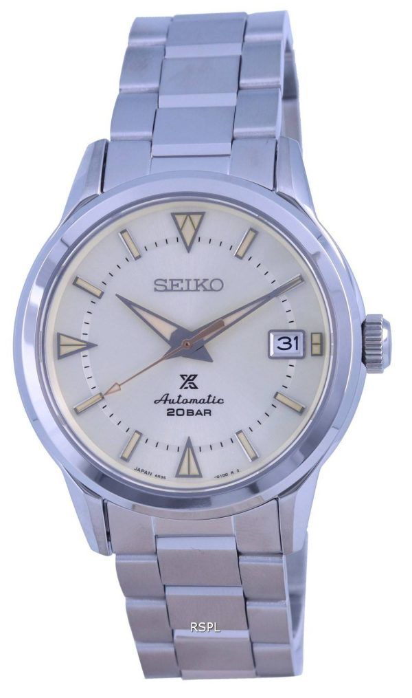 Seiko Presage Style 60-luvun musta kellotaulu nailonhihna, automaattinen SRPG09 SRPG09J1 SRPG09J miesten kello