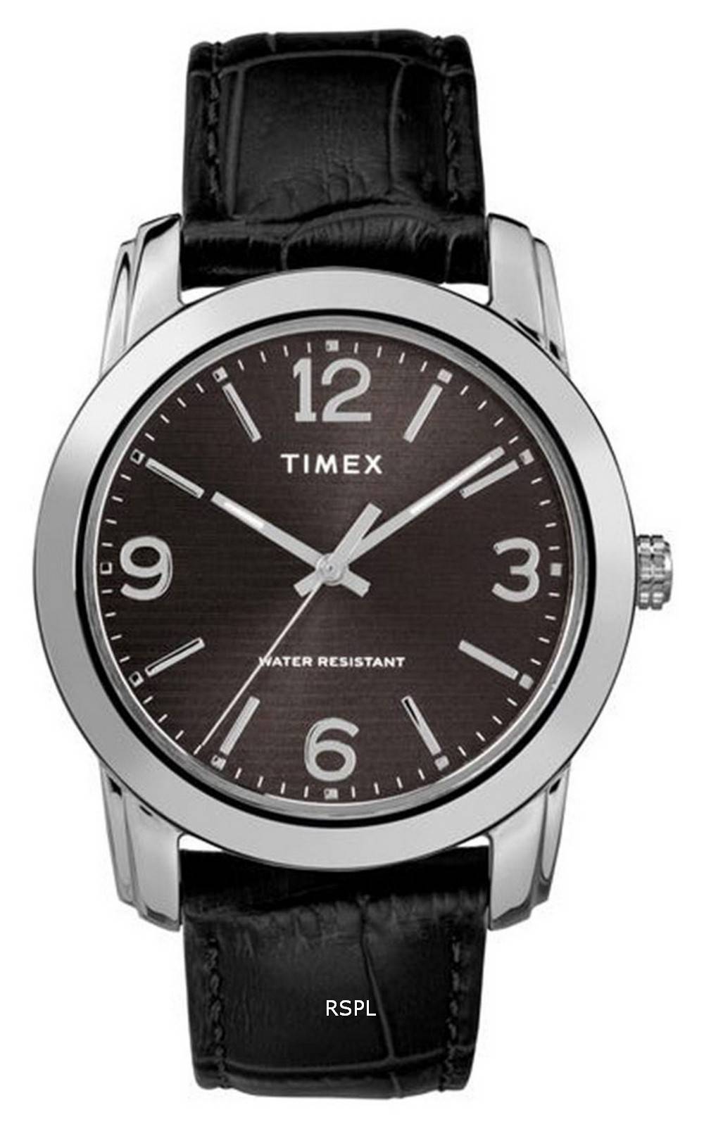 Timex Torrington Silver Dial nahkahihna kvartsi TW2R90300 miesten kello