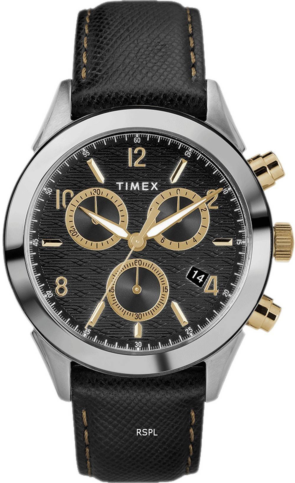 Timex Torrington Chronograph nahkahihna kvartsi TW2R90800 miesten kello