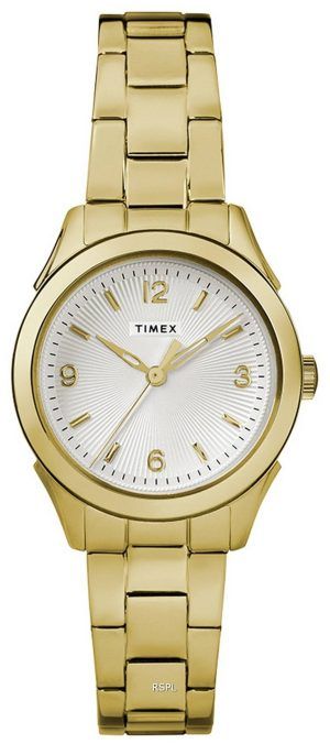 Timex Torrington hopea kellotaulu ruostumatonta terÃ¤stÃ¤ kvartsi TW2R91500 naisten kello