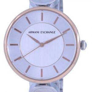 Armani Exchange Brooke kaksisävyinen ruostumattomasta teräksestä valmistettu kvartsi AX5381 naisten kello