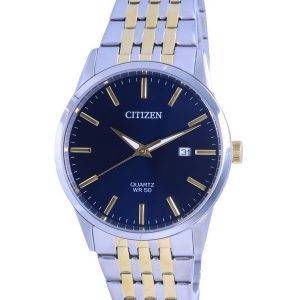 Citizen Blue Kellotaulu kaksisävyinen ruostumattomasta teräksestä valmistettu kvartsi BI5006-81L miesten kello