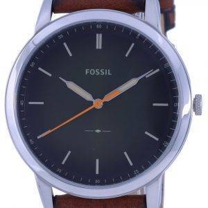 Fossil Minimalistinen vihreä kellotaulu nahkaranneke kvartsi FS5870 miesten kello