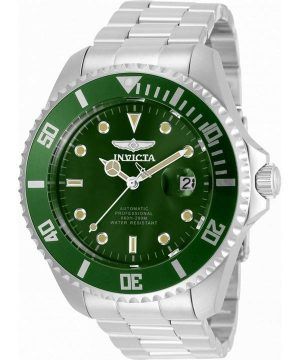 Invicta Pro Diver vihreä kellotaulu ruostumatonta terästä automaattinen 35719 200M miesten kello