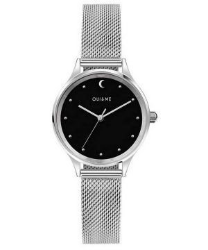 Oui & Me Bichette musta kellotaulu ruostumattomasta teräksestä valmistettu kvartsi ME010172 naisten kello