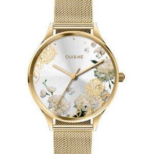 Oui & Me Bichette hopea kellotaulu kultasävyinen ruostumaton teräs kvartsi ME010230 naisten kello