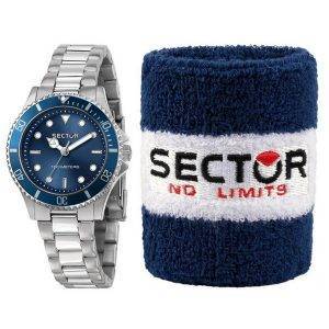 Sector 230 Sininen kellotaulu ruostumattomasta teräksestä valmistettu kvartsi R3253161530 100M naisten kello