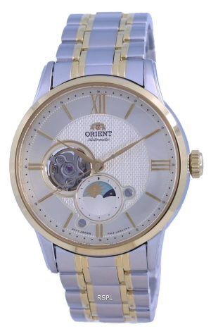 Orient Classic Sun & Moon Open Heart Automaattinen RA-AS0007S10B miesten kello