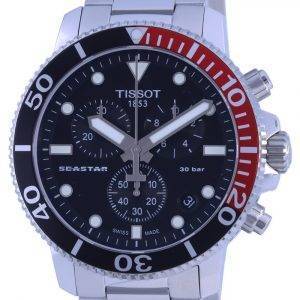 Tissot T-Sport Seastar 1000 sukeltajan kronografikvartsi T120.417.11.051.01 T1204171105101 300M miesten kello