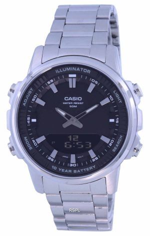Casio Enticer World Time Telememo analoginen digitaalinen AMW-880D-1A AMW880D-1 miesten kello