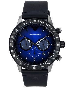 Emporio Armani Chronograph ruostumaton teräs sininen kellotaulu kvartsi AR11522 miesten kello
